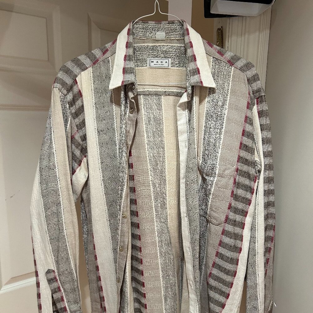 MAGA Italy Vintage Patterned Button-Down